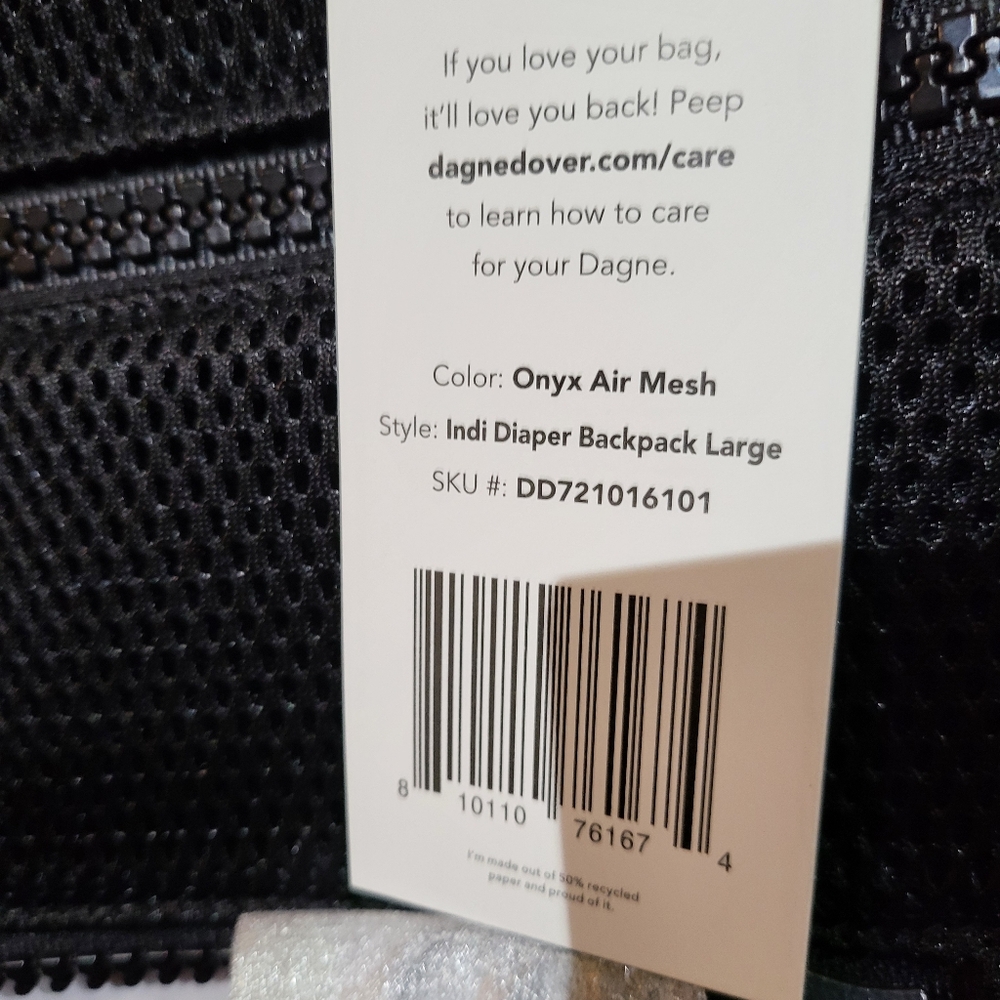 Onyx Air Mesh Indi Dagne Dover Large Diaper Backpack